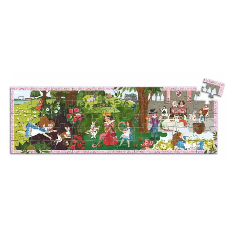 Djeco Puzzle Djeco<Alice Au Pays Des Merveilles, Puzzle 50 Pcs Silhouette 7260