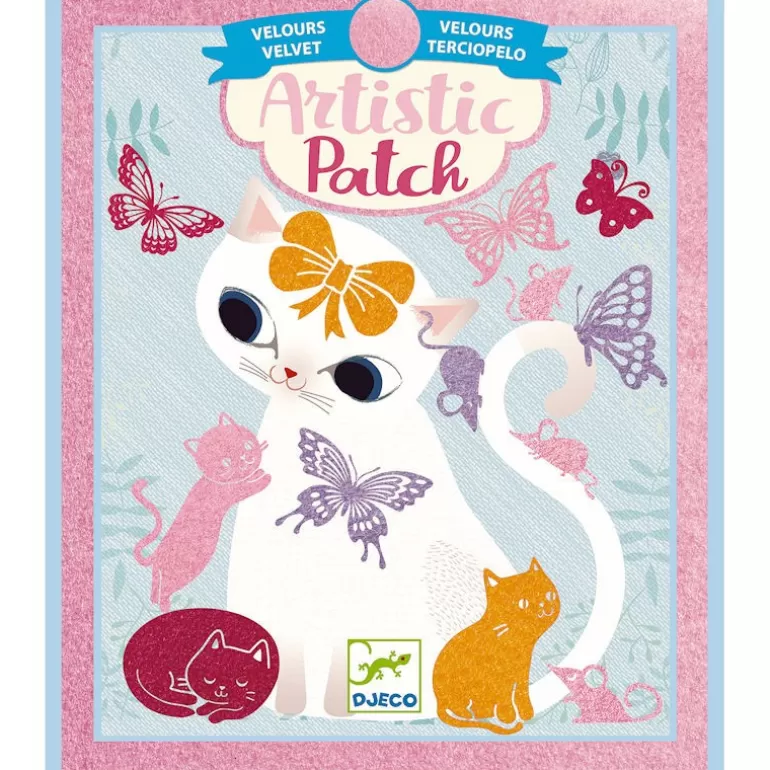 Djeco Artistic Djeco<Artistic Patch Velours "Petits Animaux" 9469