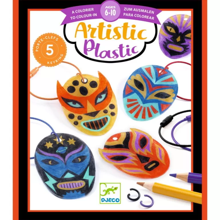 Djeco Artistic Djeco<Artistic Plastic "Porte-Clefs Catcheurs" 9486