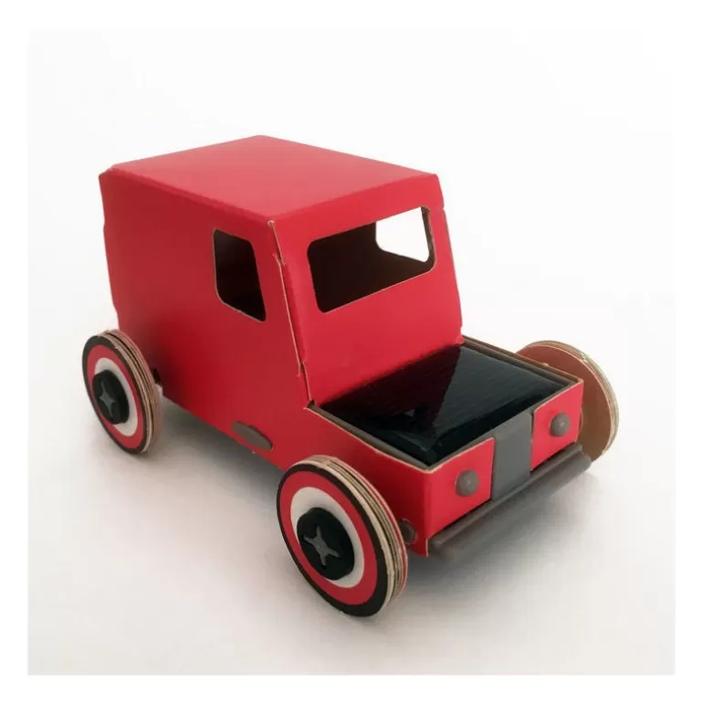 LITOGAMI Litogami, Petits Jouets Solaires<Autogami Rouge 'Tomate', Voiture Solaire