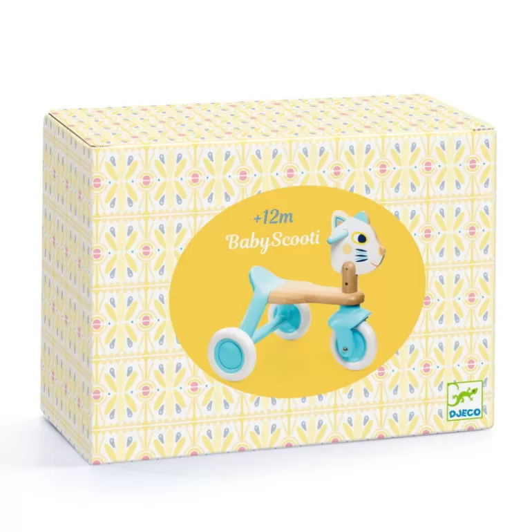 Djeco Porteur Enfant<Babyscooti Porteur Tricycle En Bois Pour Enfant 6133