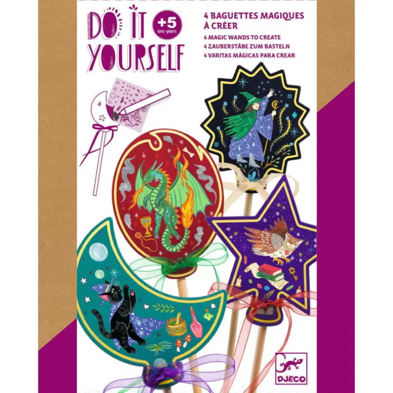 Djeco Décoration Enfants<Baguettes Magiques A Creer "Sortileges" Diy 7954
