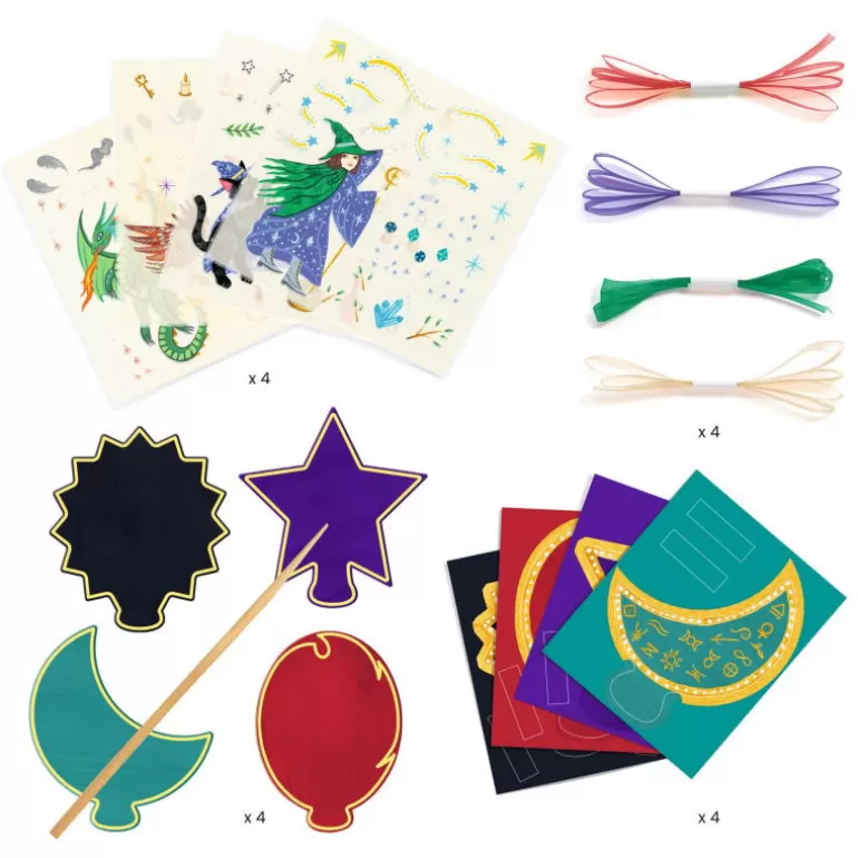 Djeco Décoration Enfants<Baguettes Magiques A Creer "Sortileges" Diy 7954