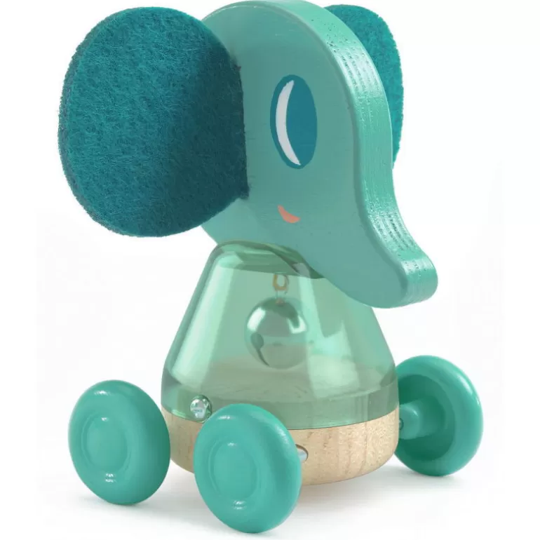 Djeco Jouets À Tirer, Jouets À Pousser<Billie Bing, Elephant A Roulettes, Jouet A Pousser 6445