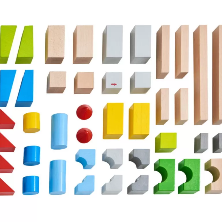 HABA Jouets Haba Fabriqués En Allemagne<Blocs De Construction MultiColorés En Bois 305162-Grande Boite