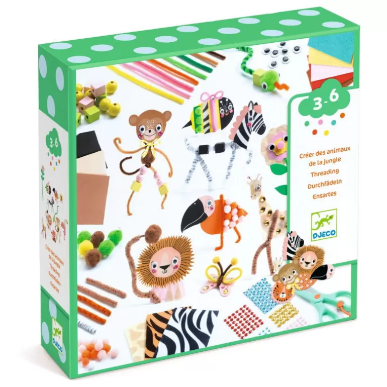 Djeco Perles, Savons, Bougies<Boite A Creer Pour Enfant "Animaux De La Jungle" 9016