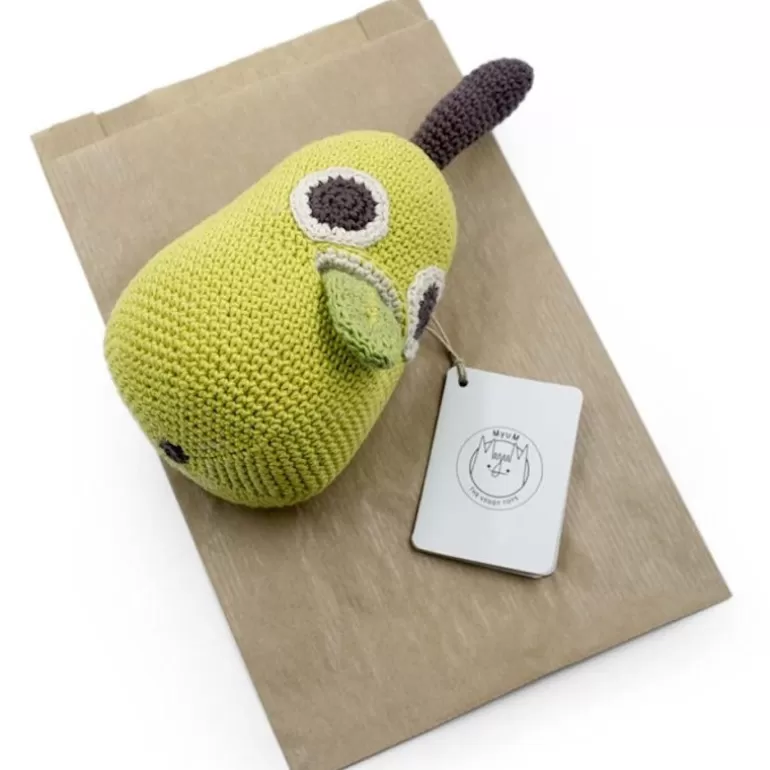 MyuM Décoration Enfants<Boite A Musique Poire En Crochet "The Veggy Toys", Coton Bio