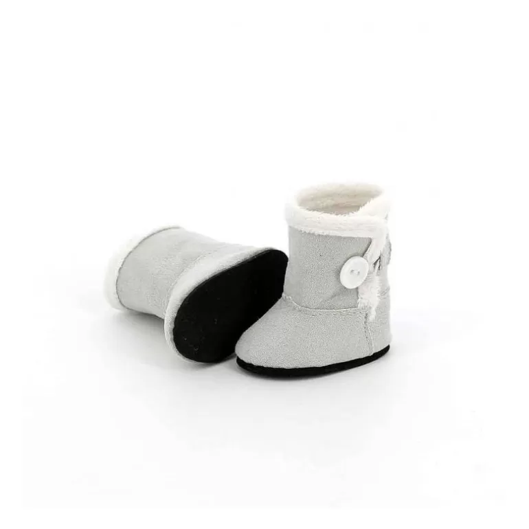 Petitcollin Poupées, Peluches<Bottes Grises Pour Poupées De 39 A 48 Cm