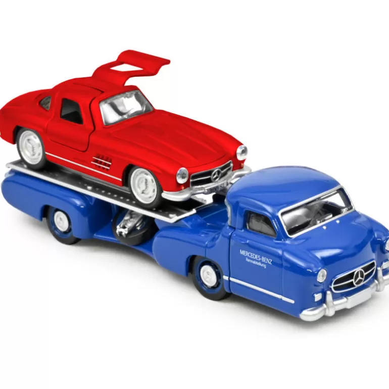 NOREV Jouets Garage, Voitures<Camion Mercedes Transporteur + Mercedes 'Papillon' 1955