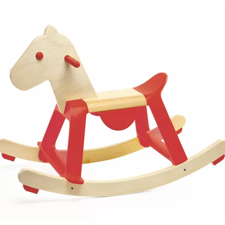 Djeco Cheval À Bascule<Cheval À Bascule En Bois Avec Arceau Amovible 202 'Red Rock'It !'