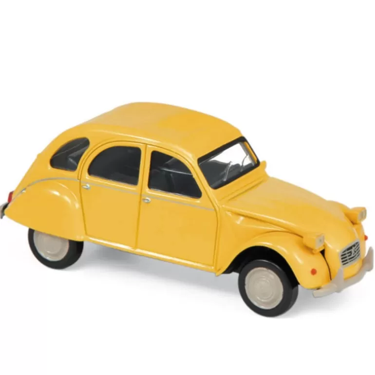 NOREV Jouets Garage, Voitures<Citroen 2Cv 6 Club 1979 Jaune 1-43Eme