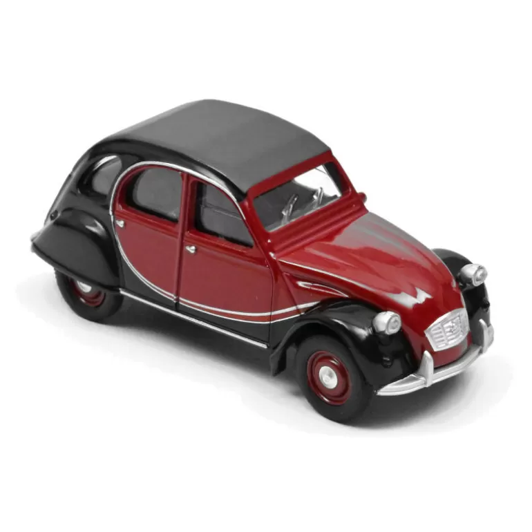 NOREV Jouets Garage, Voitures<Citroen 2Cv Charleston 1982 - Rouge & Noire Classic