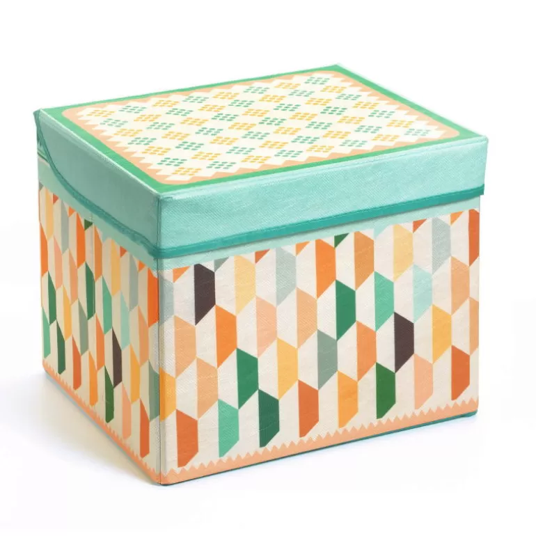Djeco Little Big Room By Djeco<Coffre A Jouets Siege Pour Enfant "Orient" 4484