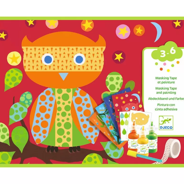 Djeco Dessin, Peinture, Coloriage<Coffret Masking Tape Et Peinture "Oh, C'Est Magique !" 9879