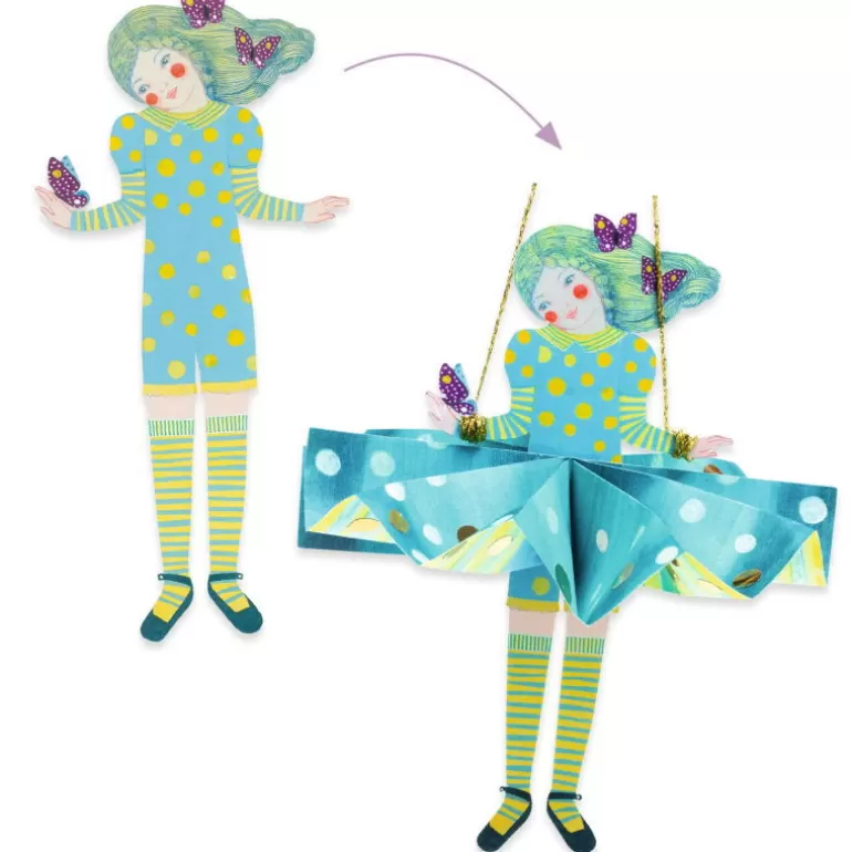 Djeco Paper Toys<Coffret Papier Creatif Pour Enfant "Robes De Papier" 9453