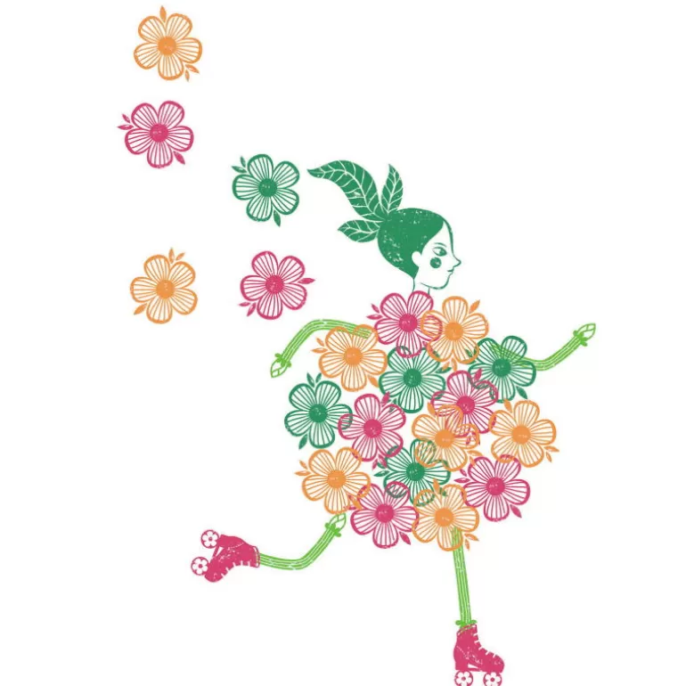 Djeco Tampons<Coffret Tampons "Flower Girls" 8741