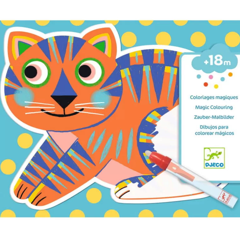 Djeco Dessin, Peinture, Coloriage<Coloriages Magiques A L'Eau "Animaloma" 9068