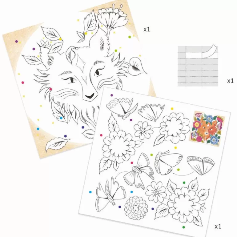 Djeco Dessin, Peinture, Coloriage<Coloriages Surprise 3D 'En Foret' 9657