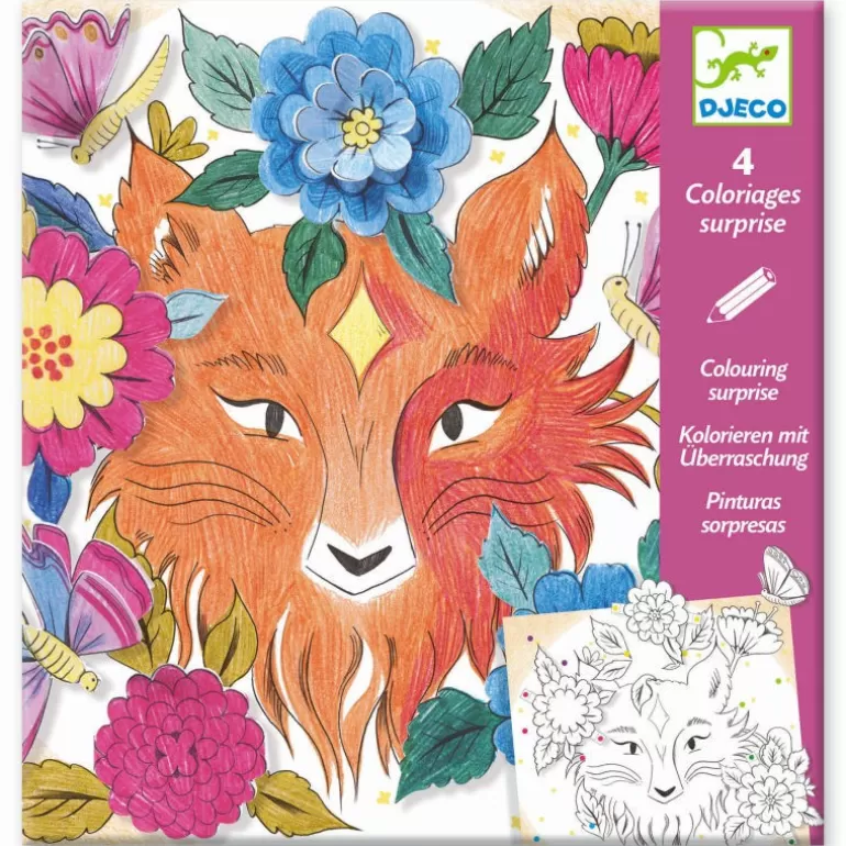Djeco Dessin, Peinture, Coloriage<Coloriages Surprise 3D 'En Foret' 9657