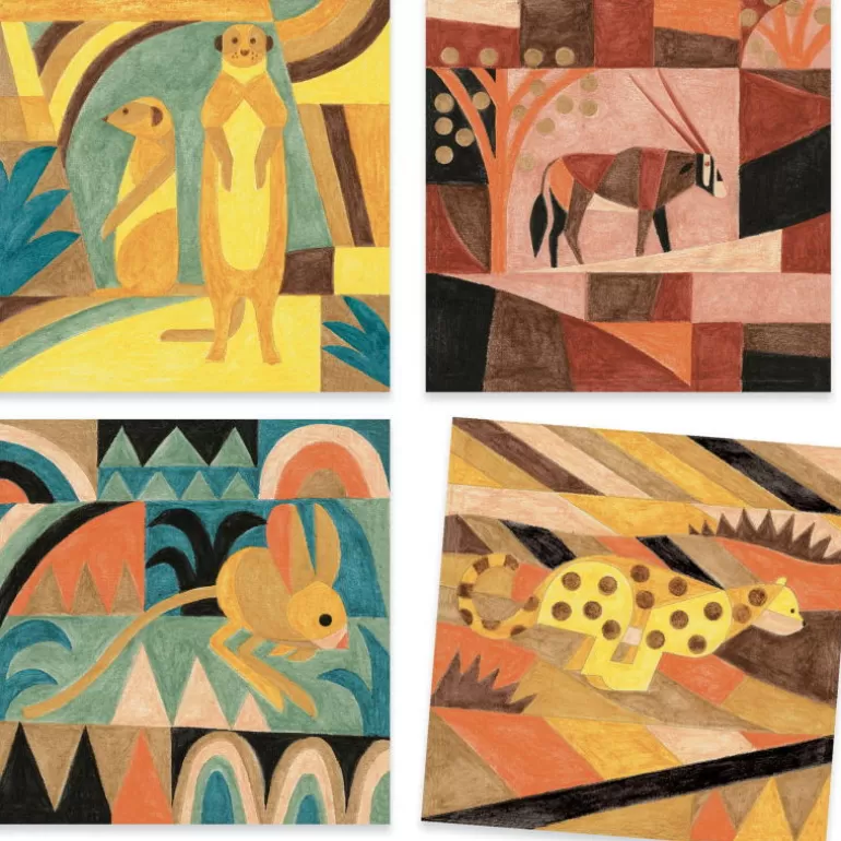 Djeco Djeco Inspired By<Crayons De Cire Aquarellables "Desert" 9373 Inspired By Paul Klee