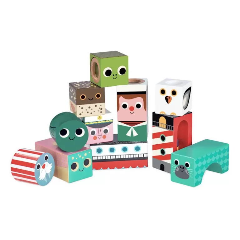 VILAC Jouets Cubes En Bois<Cubes Sonores De La Mer, 7718