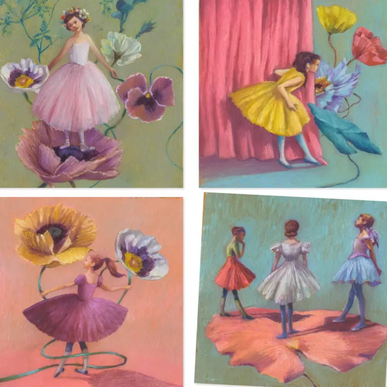 Djeco Djeco Inspired By<Dessin Au Pastel "Ballerines" 9381 Inspired By Edgar Degas
