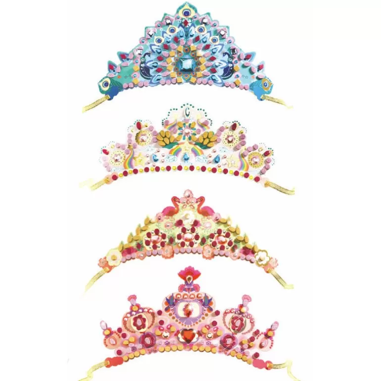 Djeco Décoration Enfants<Diademes Mosaïques A Décorer "Comme Une Princesse" Diy 7901