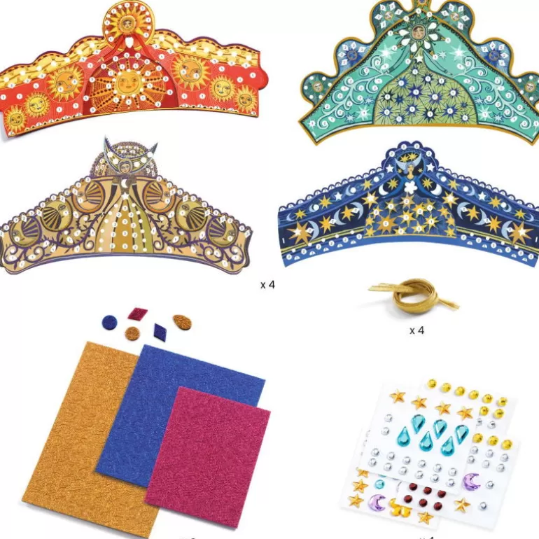 Djeco Mosaïque<Diademes Mosaïques A Décorer "Enchanteresses" Diy 7909