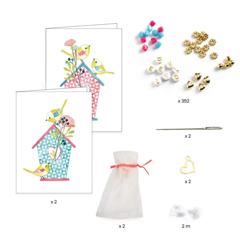 Djeco Perles, Savons, Bougies<Duo De Bracelets You & Me "Enfilage Lettres - Love" 0012