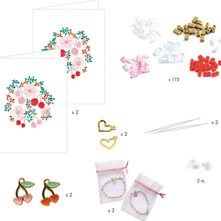 Djeco Perles, Savons, Bougies<Duo De Bracelets You & Me "Tila Et Cerises" 0017