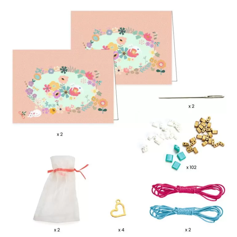 Djeco Perles, Savons, Bougies<Duo De Bracelets You & Me "Tila Et Fleurs" 0020