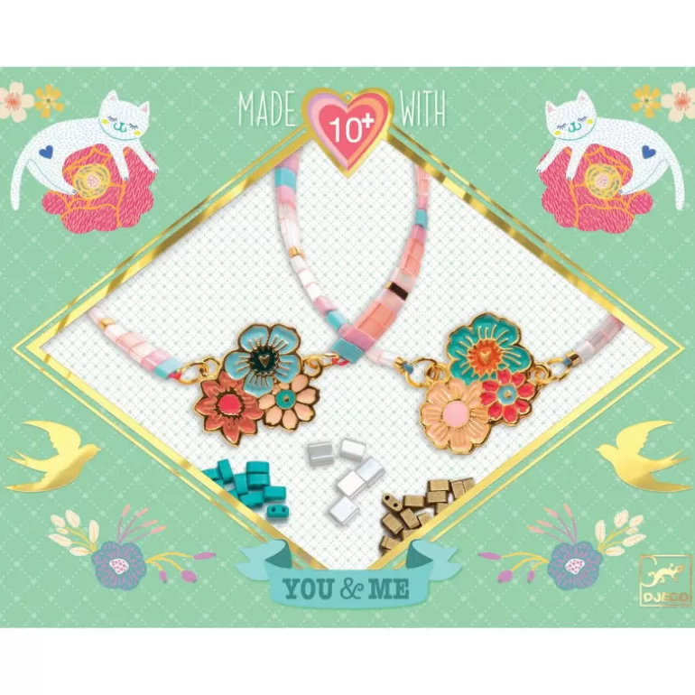 Djeco Perles, Savons, Bougies<Duo De Bracelets You & Me "Tila Et Fleurs" 0020