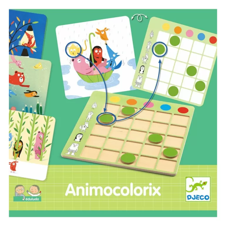 Djeco Jeux De Société<Eduludo Animocolorix 8359