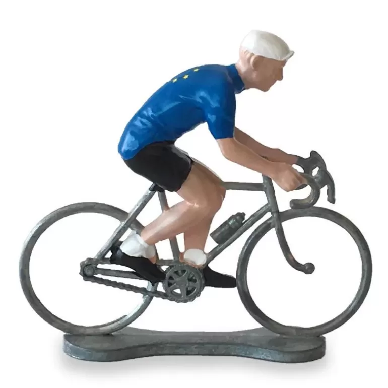 Bernard & Eddy Déco Design<Figurine Cycliste Maillot Champion D'Europe _
