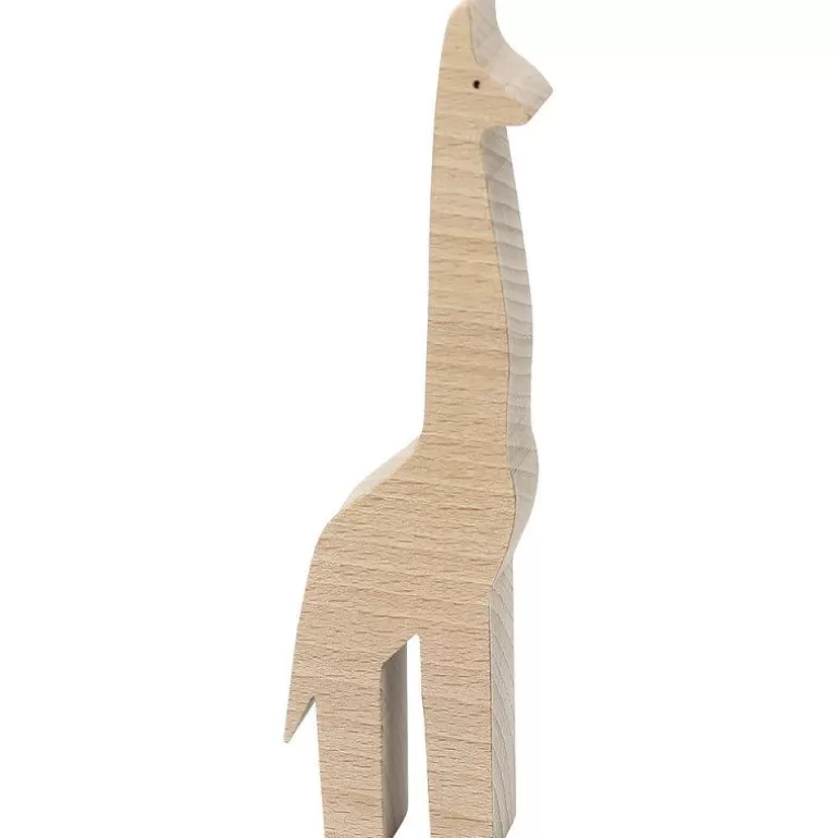 VILAC Jouets D'éveil, Hochets<Figurine D'Animal En Bois "Girafe" De Pompon, 9103F