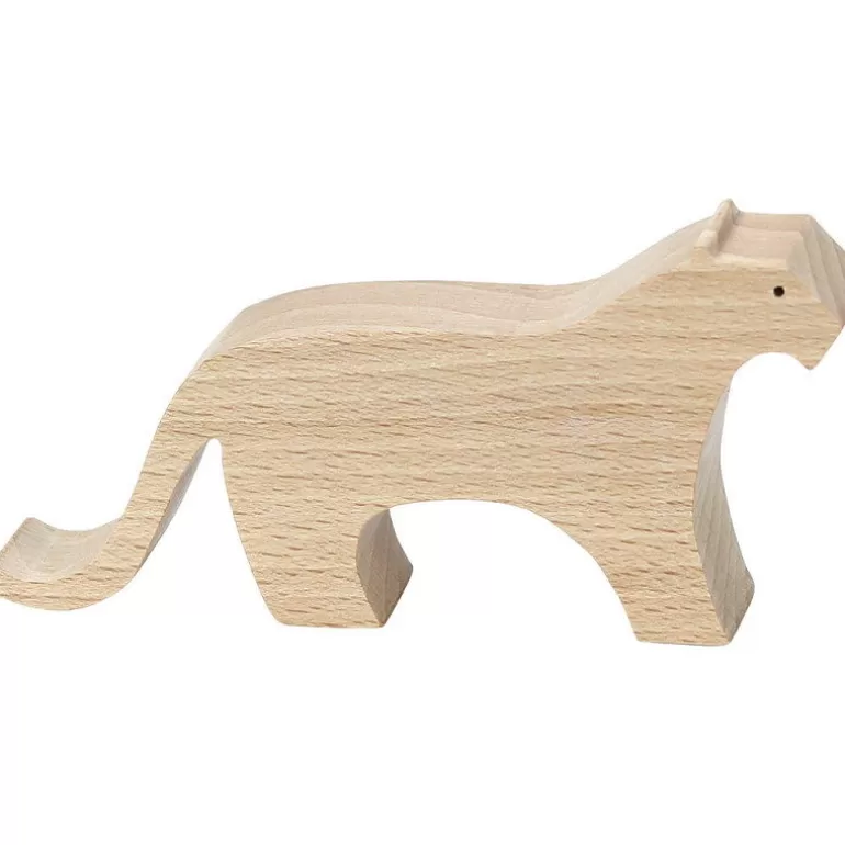 VILAC Jouets D'éveil, Hochets<Figurine D'Animal En Bois "Panthere" De Pompon, 9103C