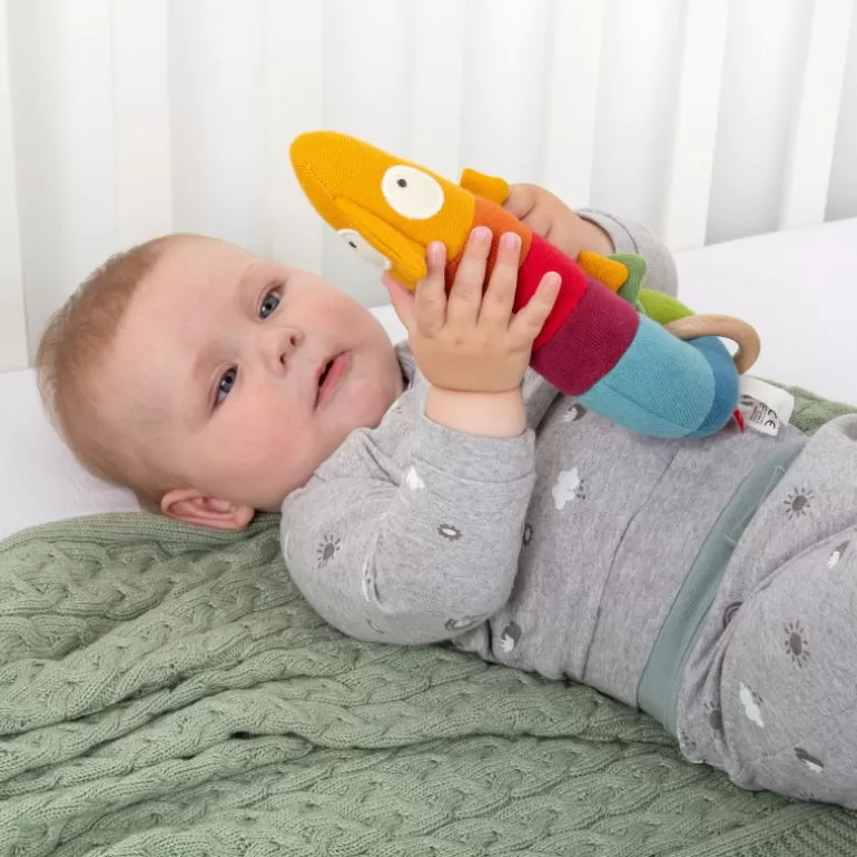 SIGIKID Poupées, Peluches<Hochet Tricote Cameleon 39354
