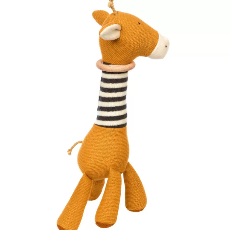 SIGIKID Poupées, Peluches<Hochet Tricote Girafe 39353