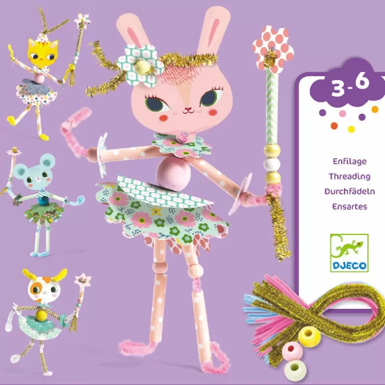 Djeco Perles, Savons, Bougies<Jeu D'Enfilage Pour Creer Des Personnages "Mes Fees A Moi" 8976