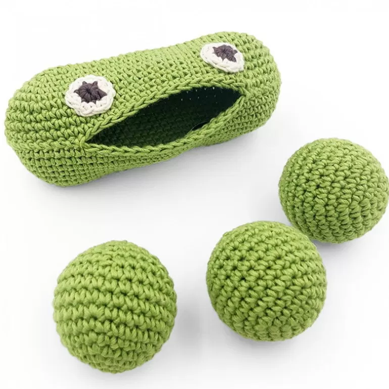 MyuM Jouets D'éveil En Tissu<Kit Mini Veggy Hochets Pour Bebe En Crochet En Coton Bio The Veggy Toys