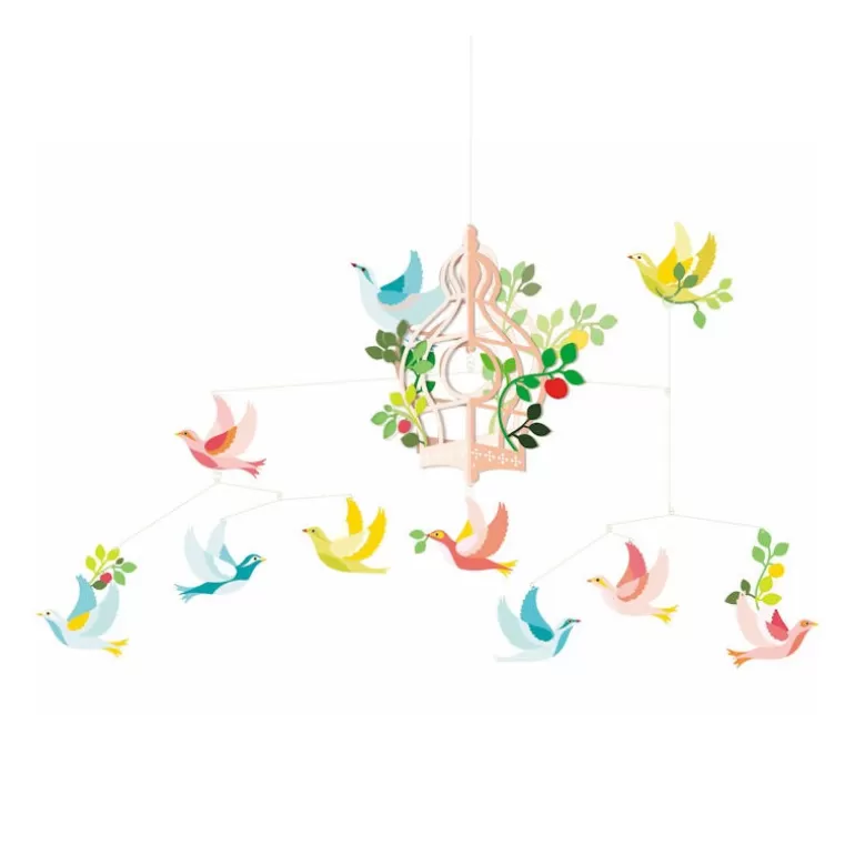 Djeco Little Big Room By Djeco<La Cage Aux Oiseaux, Mobile 4302