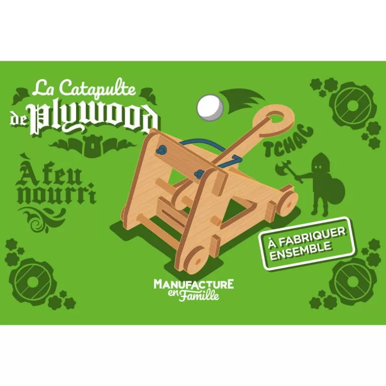 Manufacture en famille Bricolage Enfant<La Catapulte De Plywood De