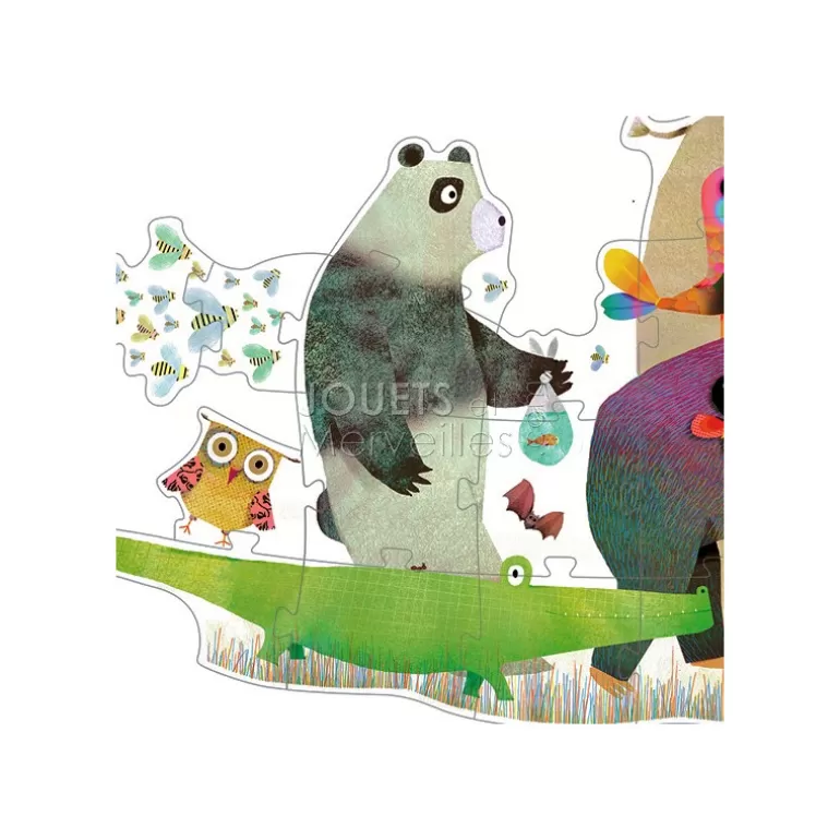 Djeco Puzzle Djeco<La Parade Des Animaux, Puzzle Geant 36 Pcs Djo7171