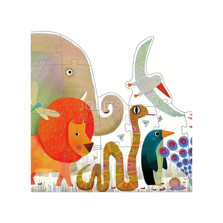 Djeco Puzzle Djeco<La Parade Des Animaux, Puzzle Geant 36 Pcs Djo7171