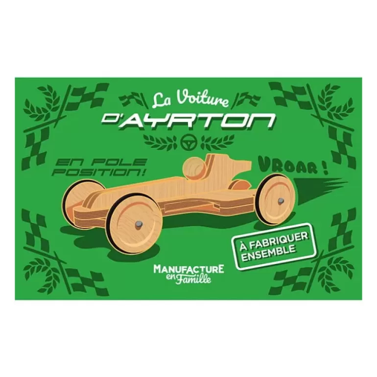 Manufacture en famille Bricolage Enfant<La Voiture D'Ayrton De