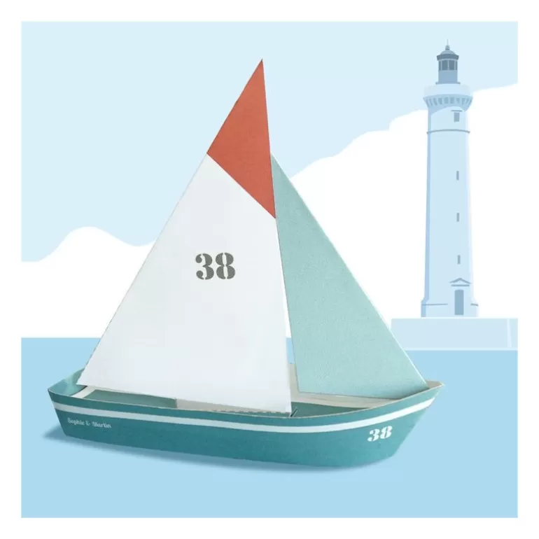 Sophie et Martin Jeux Loisirs Créatifs Fabriqués En France<Les Petits Voiliers, Maquettes En Papier ''