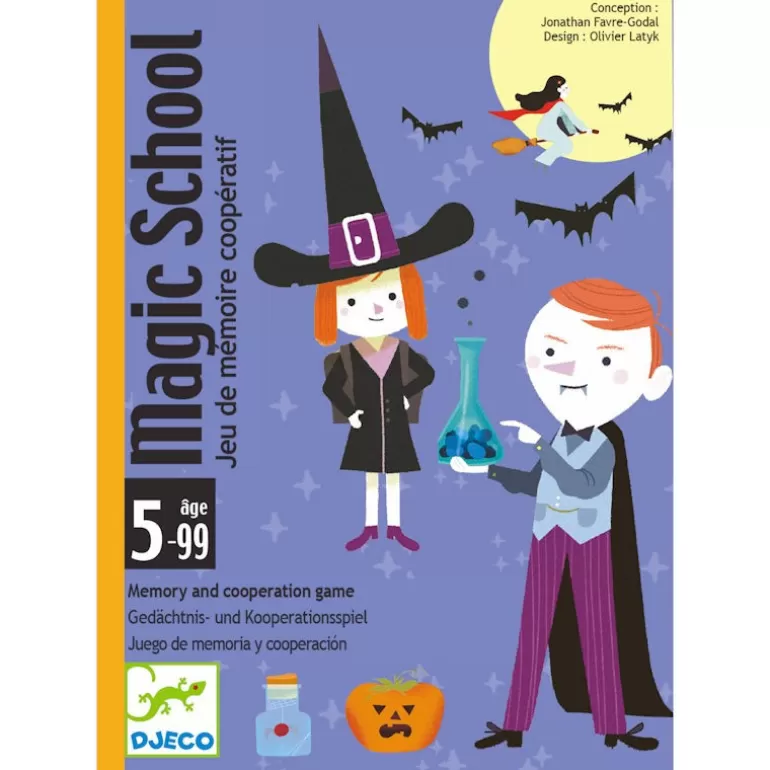Djeco Jeux De Société<Magic School, Jeu De Cartes 5144