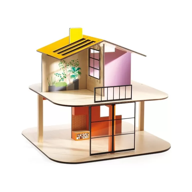 Djeco Maison De Poupee En Bois<Maison De Poupées 'Color House' 7803