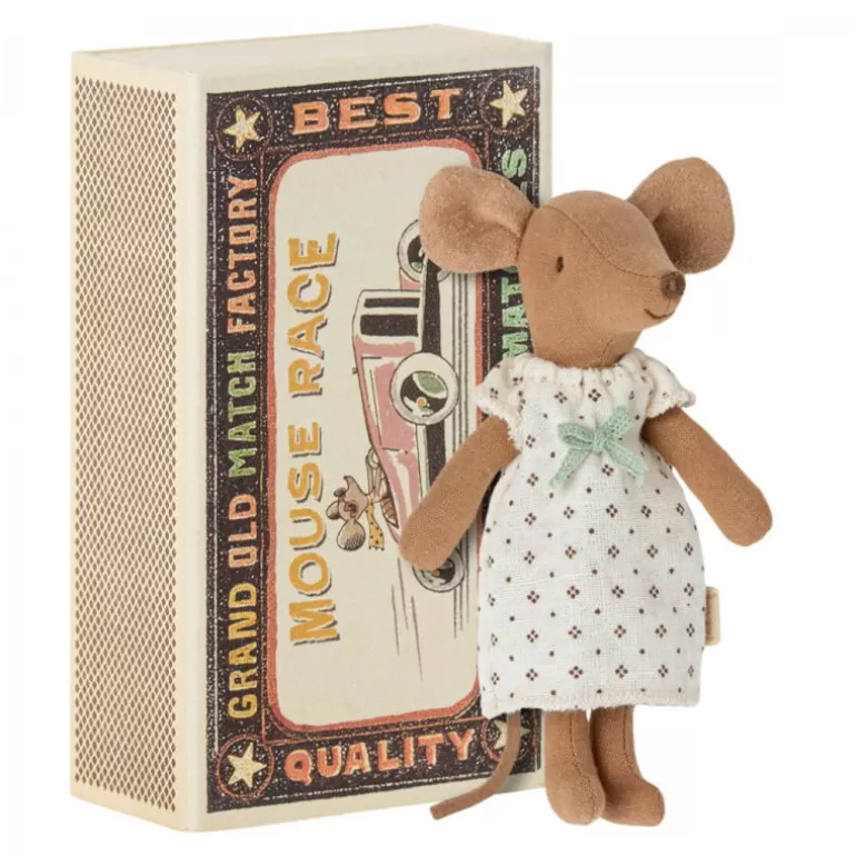 Maileg Maison De Poupee En Bois<Maman Souris Dans Sa Boite