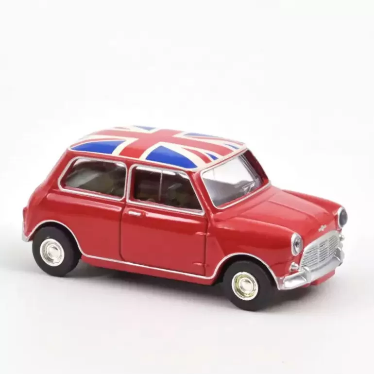NOREV Jouets Garage, Voitures<Mini Cooper S 1964 Rouge Avec Drapeau Anglais, Voiture 1/64